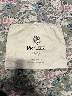 Peruzzi Firenze Drawstring Dust Bag in Cream